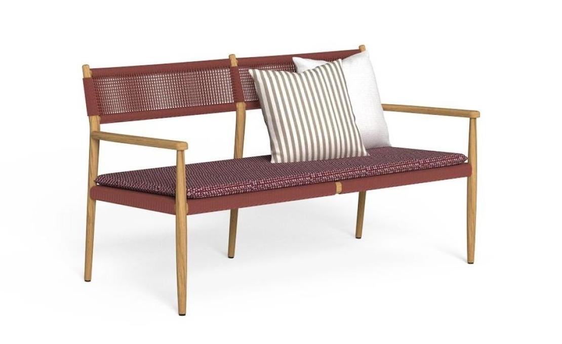 Уличный диван от фабрики Talenti модель DOLCEVITA LOVE SEAT