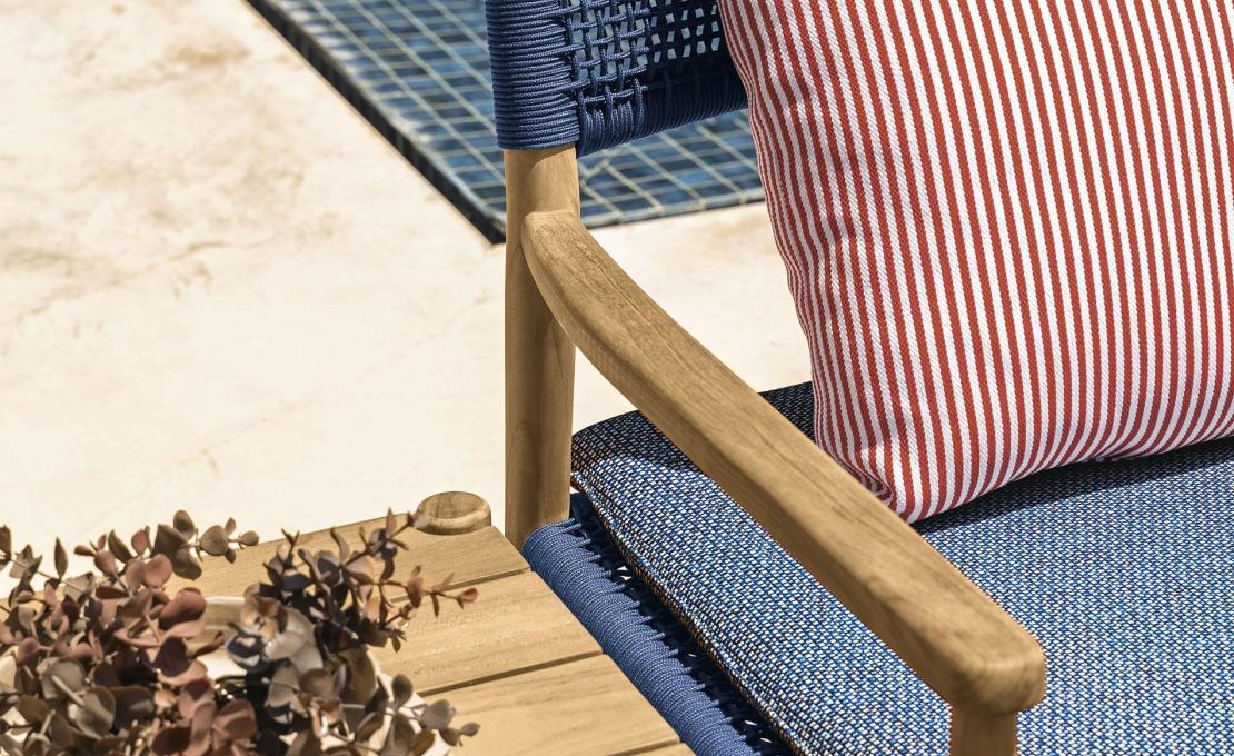 Уличный диван от фабрики Talenti модель DOLCEVITA LOVE SEAT