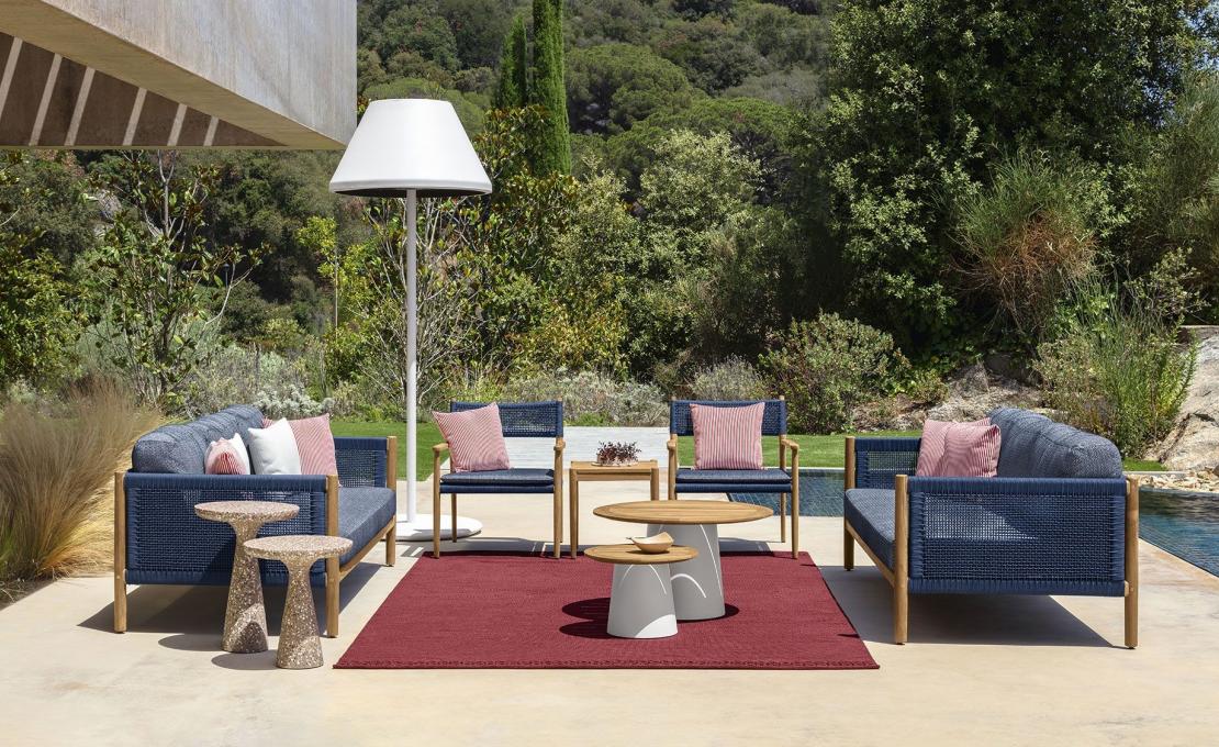 Уличный диван от фабрики Talenti модель DOLCEVITA SOFA