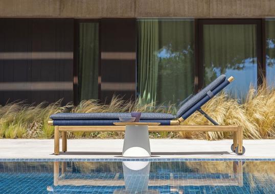 Шезлонг уличныйот фабрики Talenti модель DOLCEVITA SUNBED