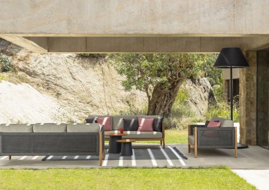 Уличный диван от фабрики Talenti модель DOLCEVITA SOFA