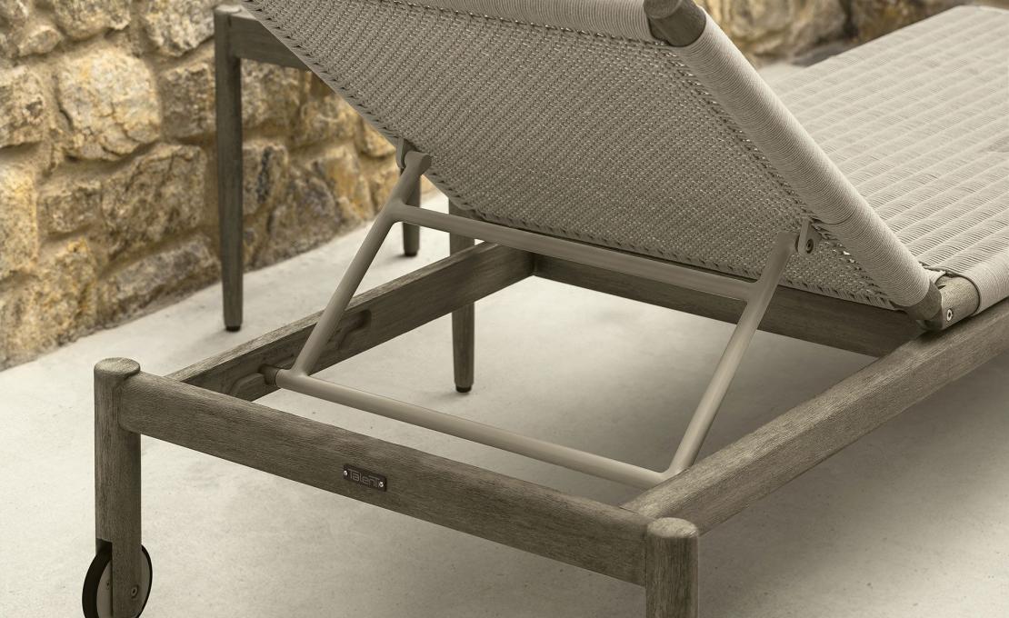 Шезлонг уличныйот фабрики Talenti модель DOLCEVITA SUNBED