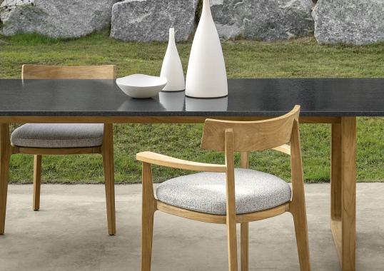Уличный стол от фабрики Talenti модель EVER RECTANGULAR TABLE
