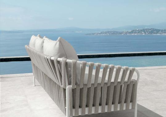 Уличный диван от фабрики Talenti модель FRAME SOFA TALENTI