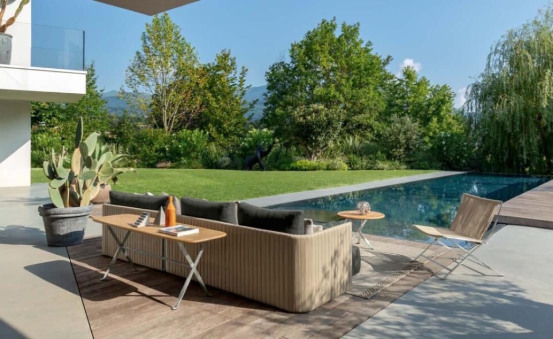 Уличный диван от фабрики Talenti модель GEORGE MODULAR SOFA