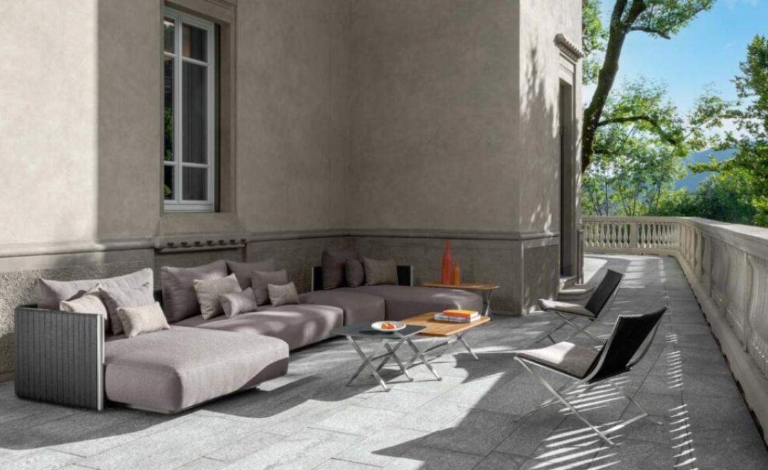 Уличный диван от фабрики Talenti модель GEORGE MODULAR SOFA