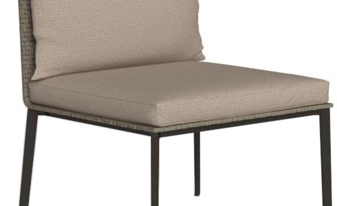 Уличное кресло от фабрики Talenti модель LEAF LOUNGE ARM