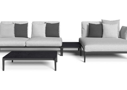 Уличный диван от фабрики Talenti модель LEAF MODULAR SOFA