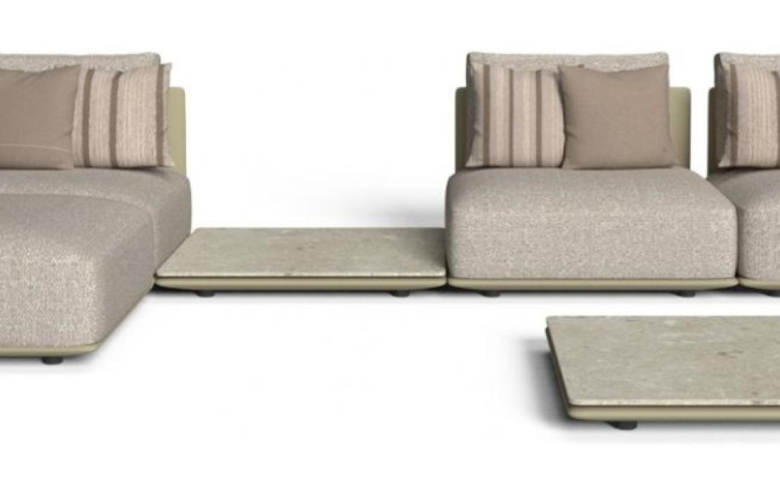 Уличный диван от фабрики Talenti модель Malè Modular Sofa