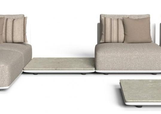 Уличный диван от фабрики Talenti модель Malè Modular Sofa