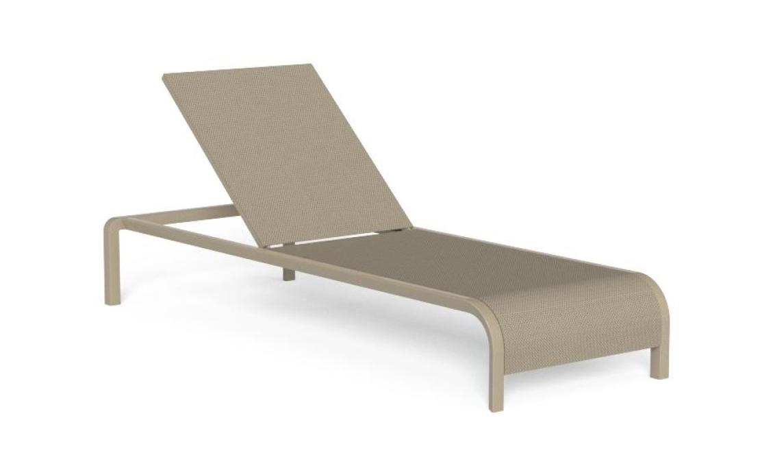 Шезлонг уличныйот фабрики Talenti модель MILO SUNBED 2.0