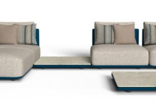 Уличный диван от фабрики Talenti модель Malè Modular Sofa