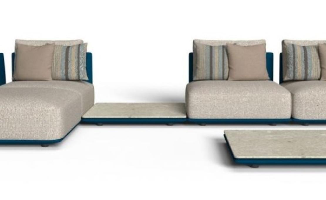 Уличный диван от фабрики Talenti модель Malè Modular Sofa