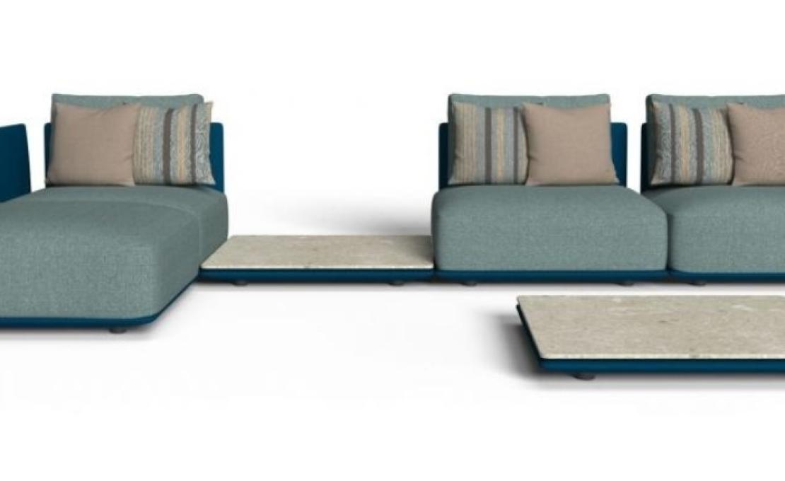 Уличный диван от фабрики Talenti модель Malè Modular Sofa