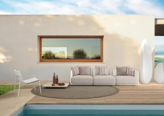 Уличный диван от фабрики Talenti модель Malè Modular Sofa