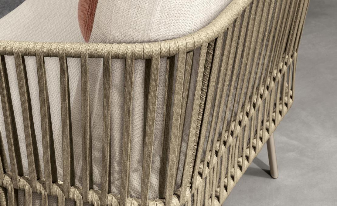 Уличный диван от фабрики Talenti модель MILO SOFA