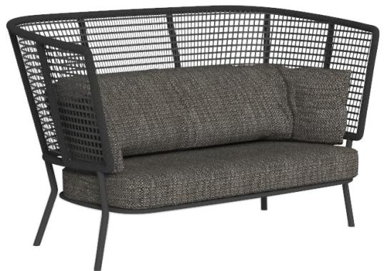 Уличный диван Talenti MOON ALU LOVE SEAT SOFA image 1