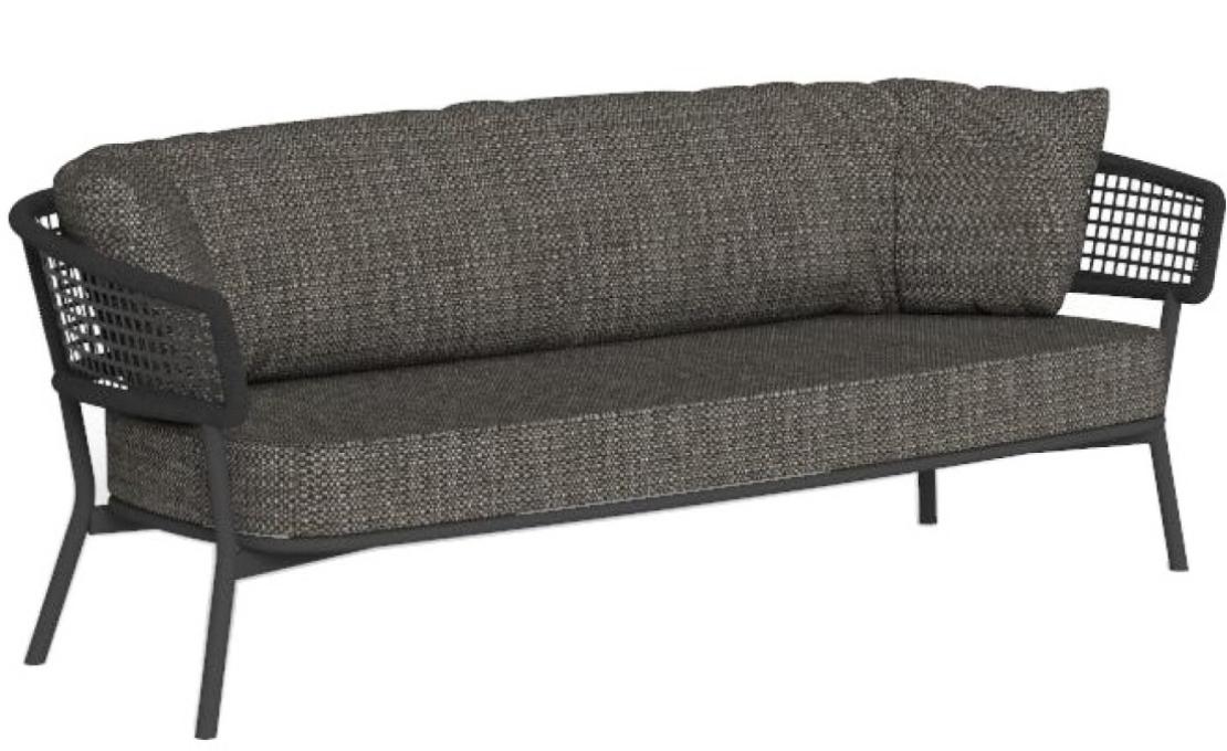 Уличный диван от фабрики Talenti модель MOON ALU SOFA