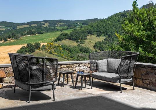Уличный диван Talenti MOON ALU LOVE SEAT SOFA image 4