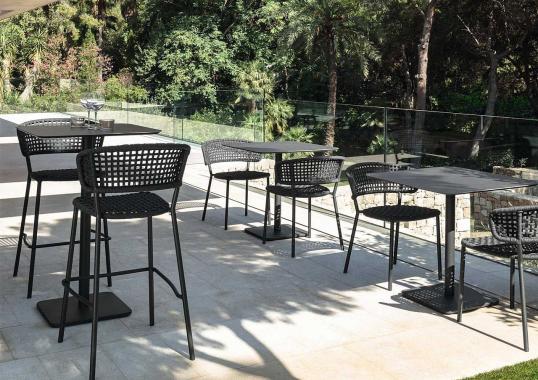 Уличный стул Talenti MOON ALU BAR STOOL image 4