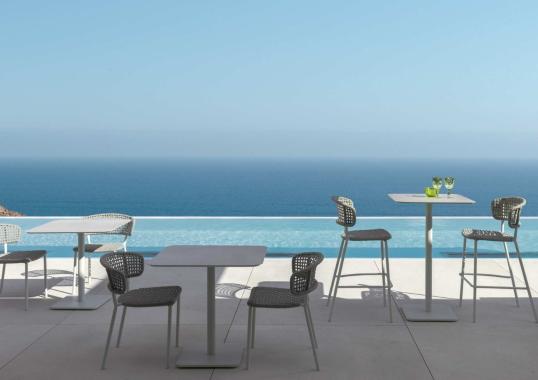 Уличный стул Talenti MOON ALU BAR STOOL image 5