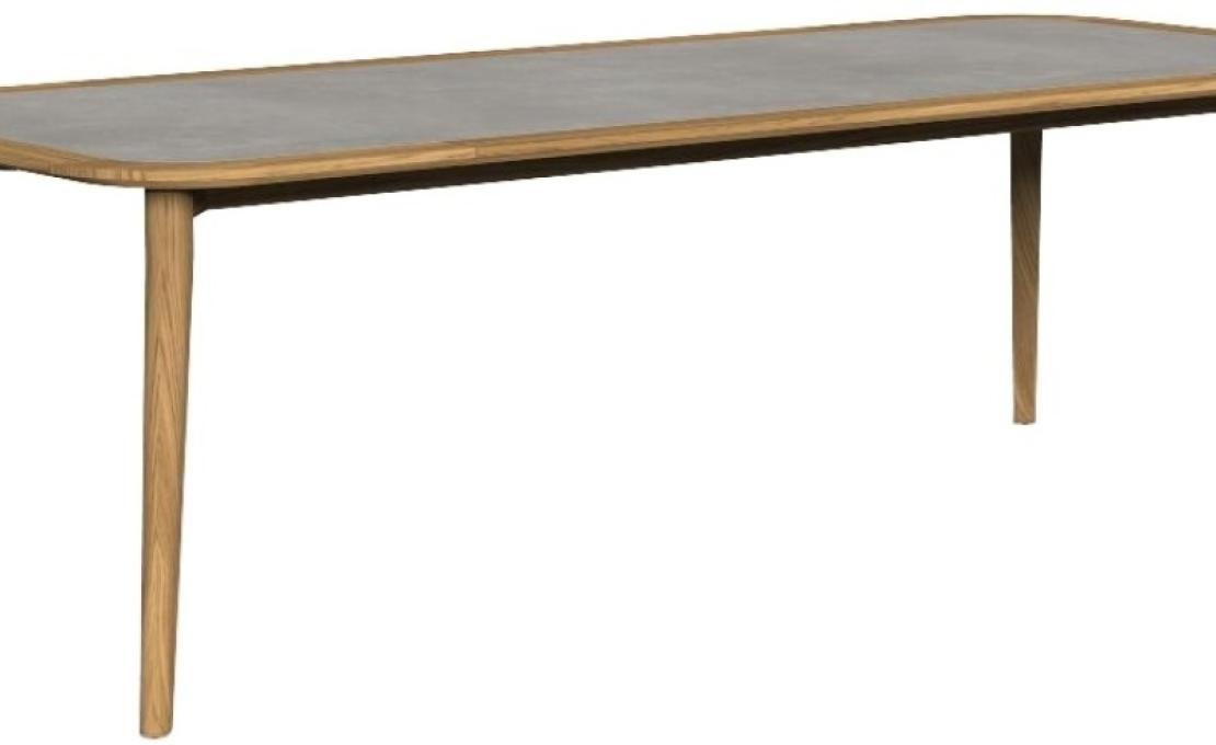 Уличный стол от фабрики Talenti модель MOON TEAK TABLE