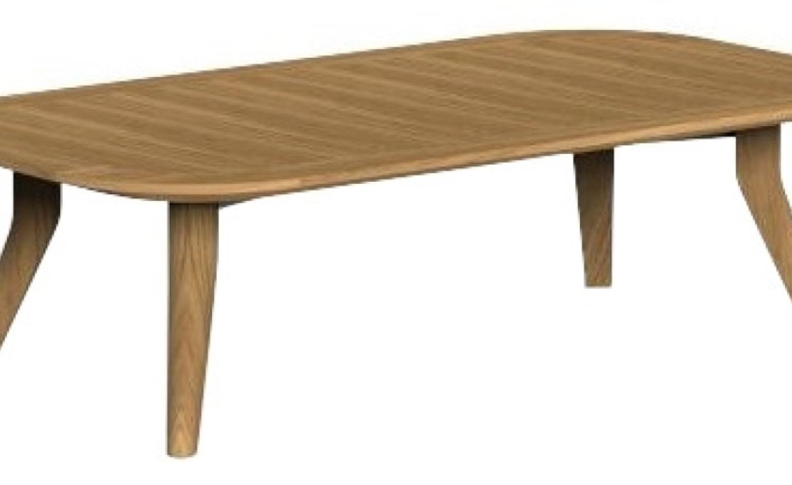 Уличный стол от фабрики Talenti модель MOON TEAK WOOD 