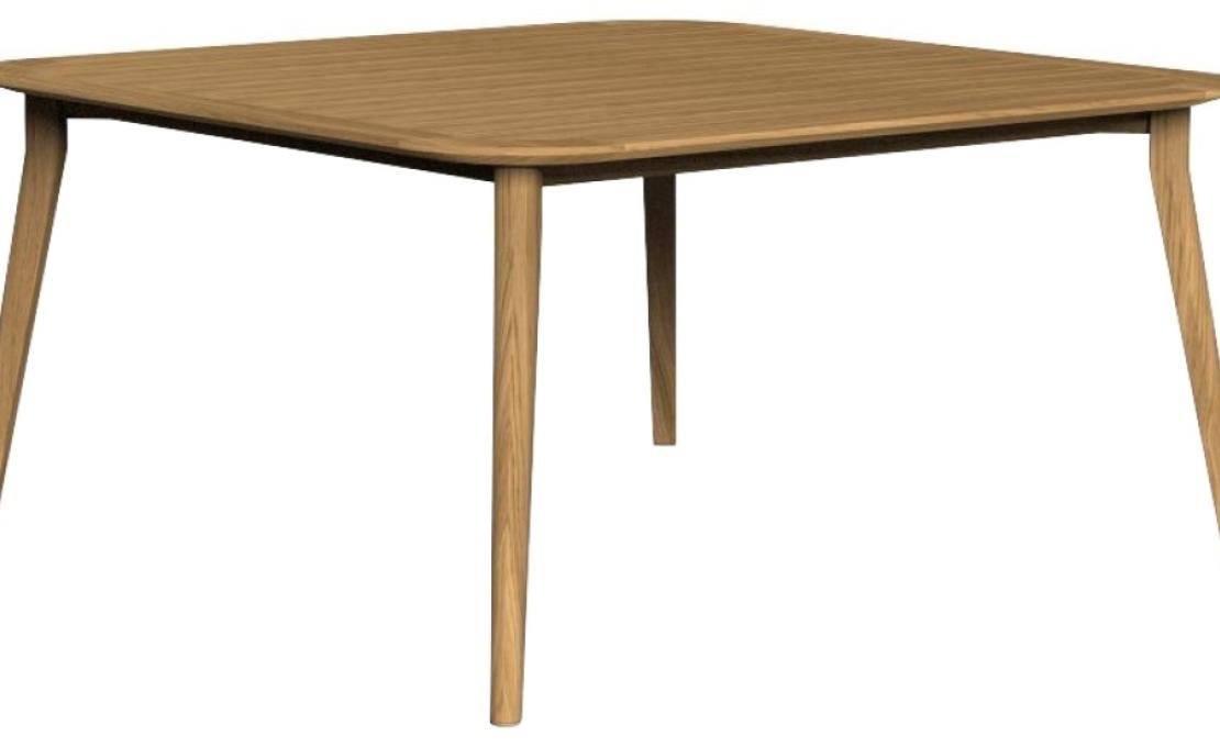 Уличный стол от фабрики Talenti модель MOON TEAK WOOD TABLE
