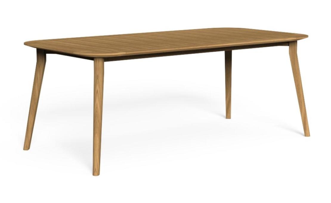 Уличный стол от фабрики Talenti модель MOON TEAK WOOD TABLE