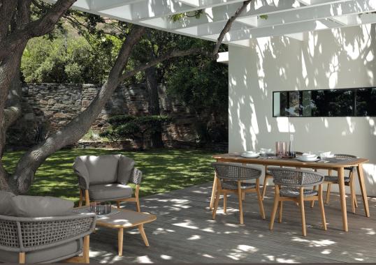 Кресло уличное Talenti MOON TEAK ARMCHAIR image 6