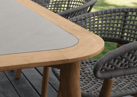 Уличный стол Talenti MOON TEAK TABLE image 3