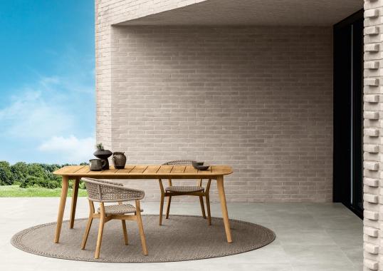 Уличный стол Talenti MOON TEAK WOOD TABLE image 4