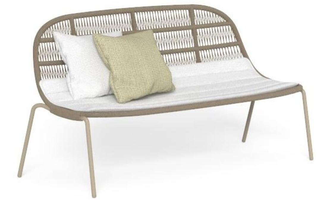 Уличный диван от фабрики Talenti модель PANAMA LOVE SEAT SOFA