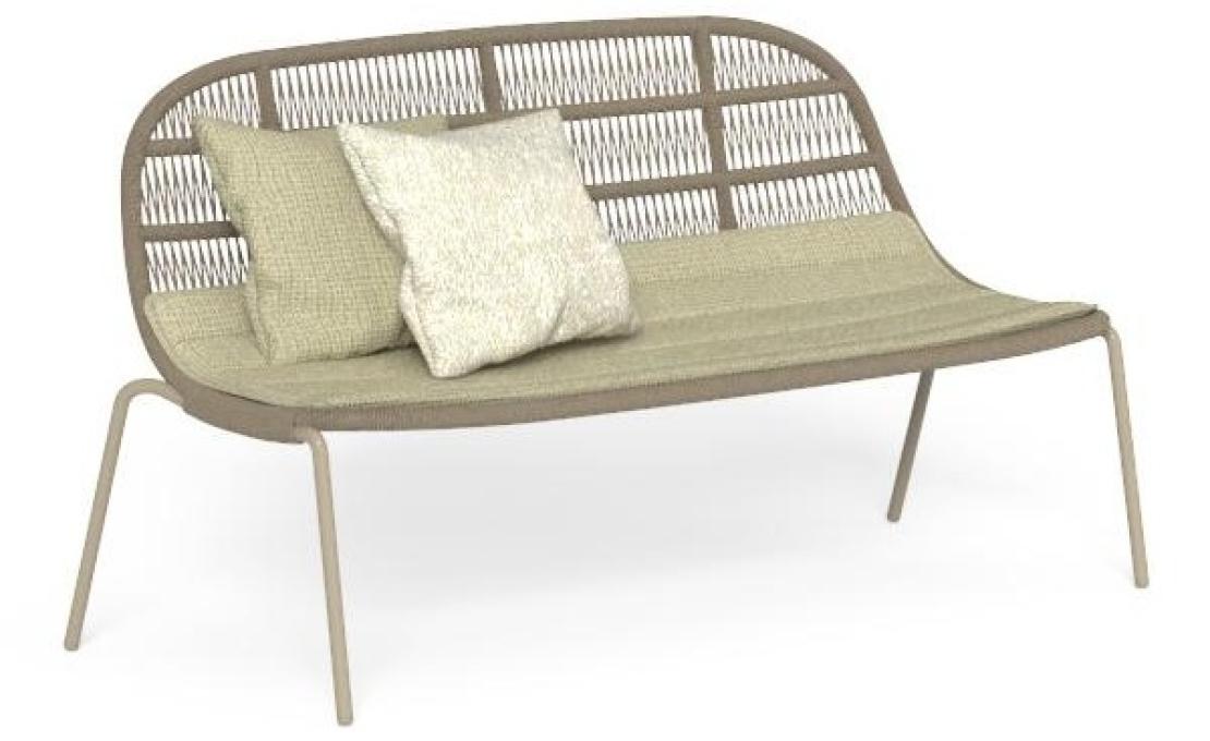 Уличный диван от фабрики Talenti модель PANAMA LOVE SEAT SOFA