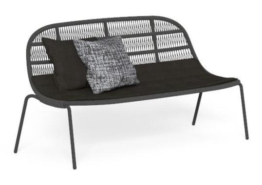 Уличный диван Talenti PANAMA LOVE SEAT SOFA image 4