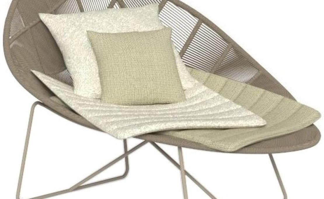 Уличное кресло от фабрики Talenti модель PANAMA RELAX ARM