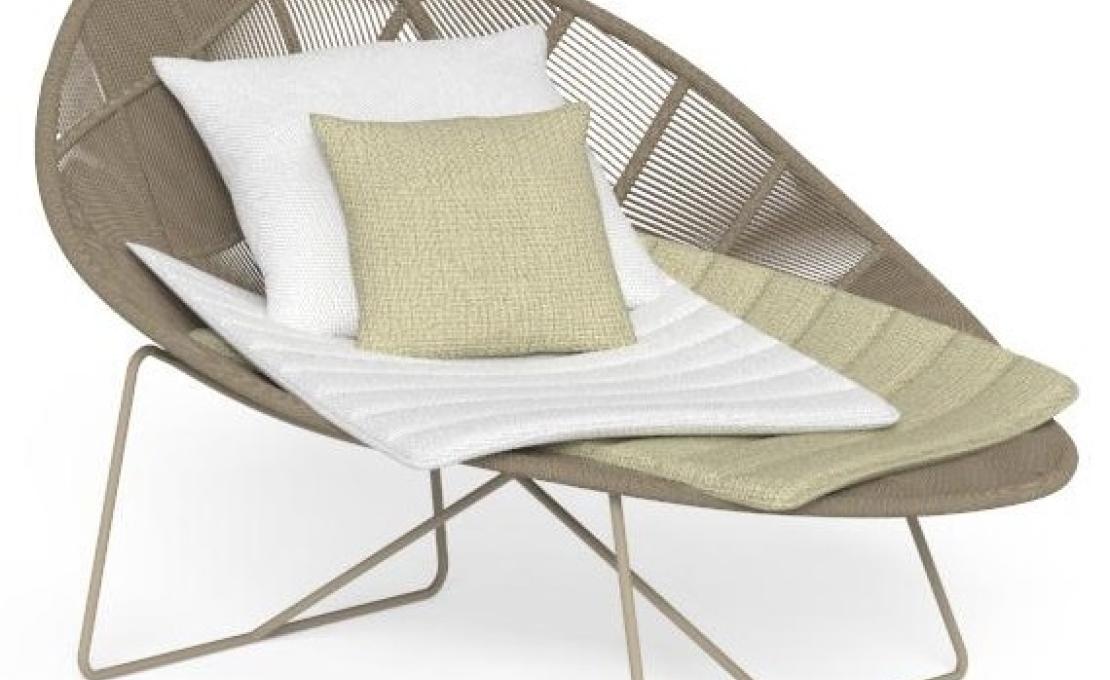 Уличное кресло от фабрики Talenti модель PANAMA RELAX ARM
