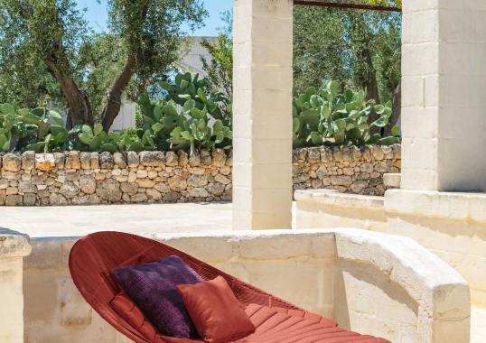 Уличное кресло от фабрики Talenti модель PANAMA RELAX ARM
