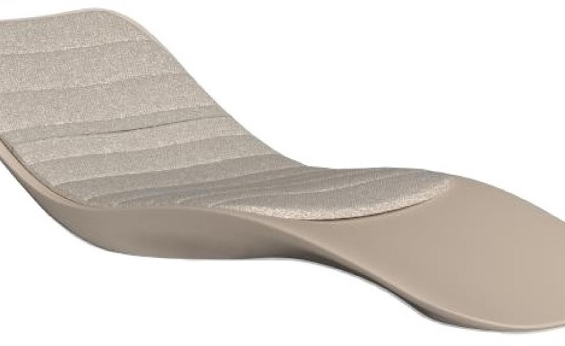 Шезлонг уличныйот фабрики Talenti модель REEF SUN LOUNGER