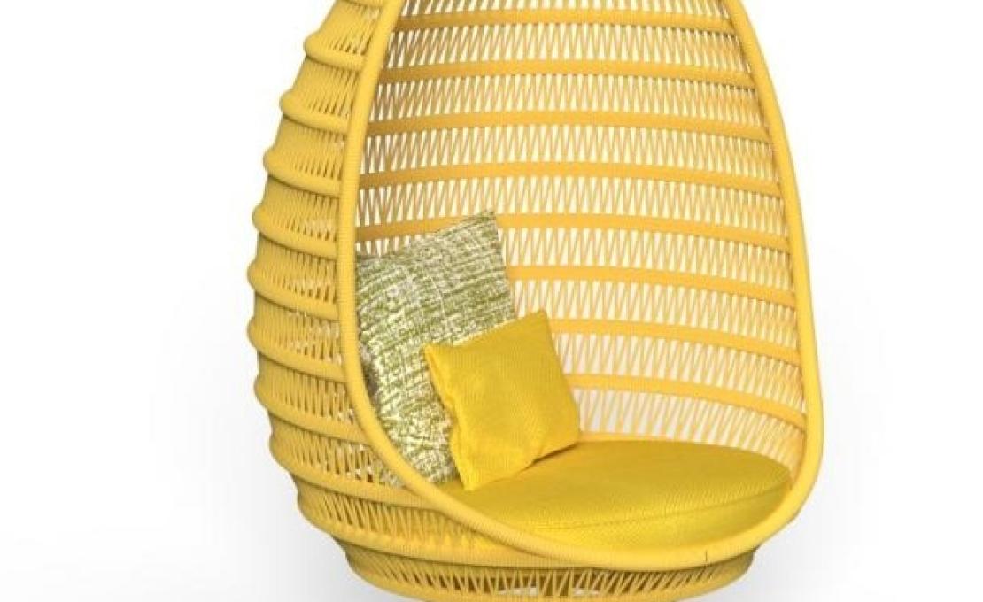 Уличные Подвесная Стул от фабрики Talenti модель PANAMA EGG 