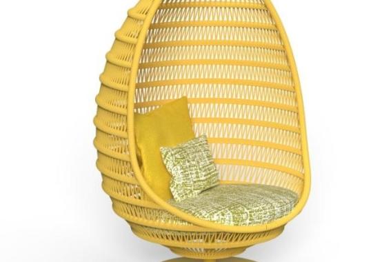 Уличные Подвесная Стул от фабрики Talenti модель PANAMA EGG 