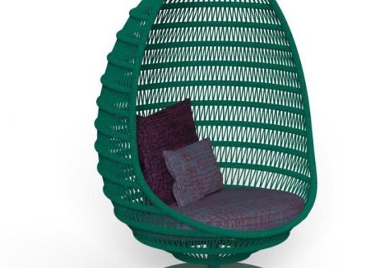 Уличные Подвесная Стул от фабрики Talenti модель PANAMA EGG 