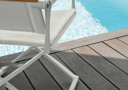 Кресло уличное Talenti RIVIERA DIRECTOR LOUNGE CHAIR image 5