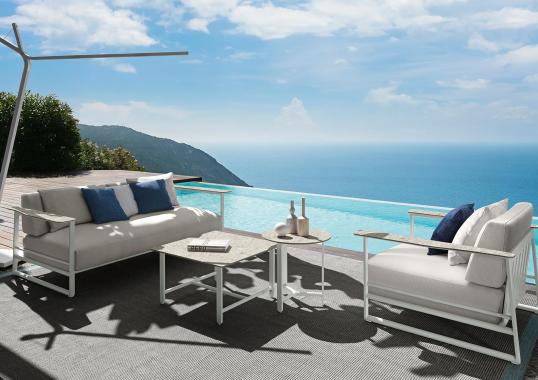 Уличное кресло от фабрики Talenti модель RIVIERA ARM