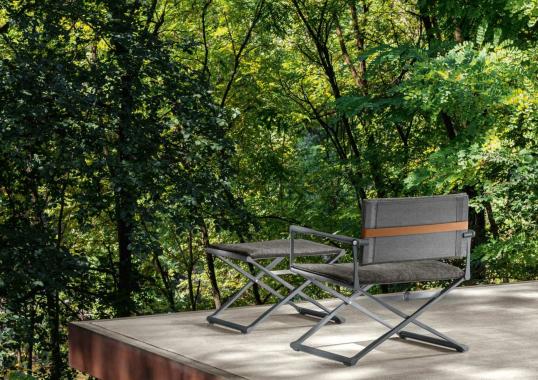 Кресло уличное Talenti RIVIERA DIRECTOR LOUNGE CHAIR image 6