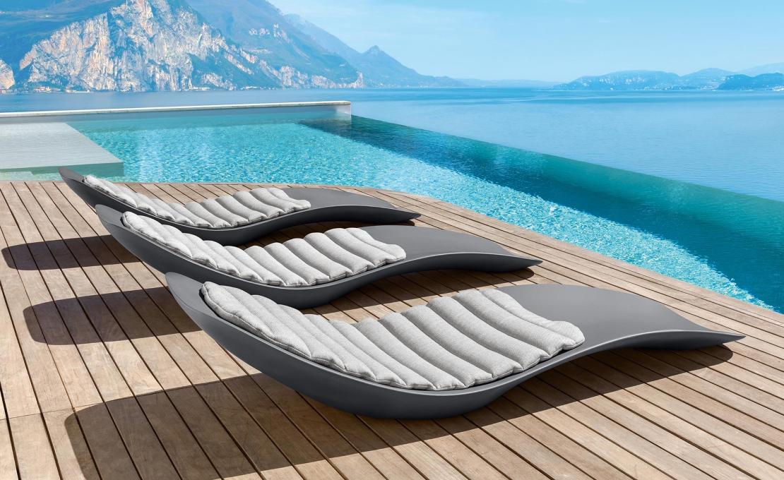 Шезлонг уличныйот фабрики Talenti модель REEF SUN LOUNGER