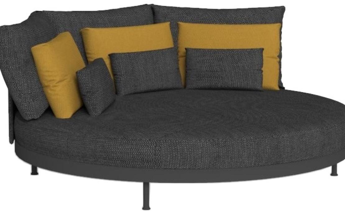 Шезлонг уличныйот фабрики Talenti модель SLAM DAYBED