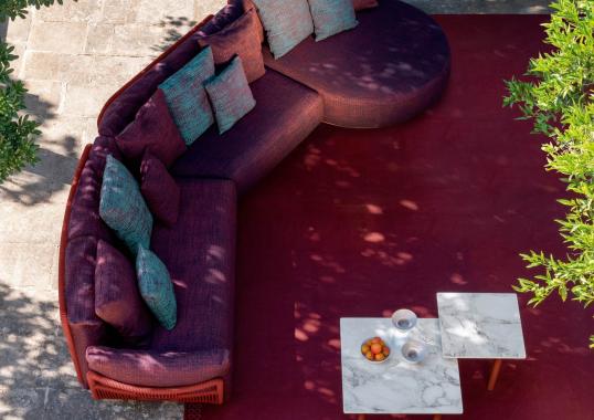 Уличный диван от фабрики Talenti модель Scacco Modular Sofa