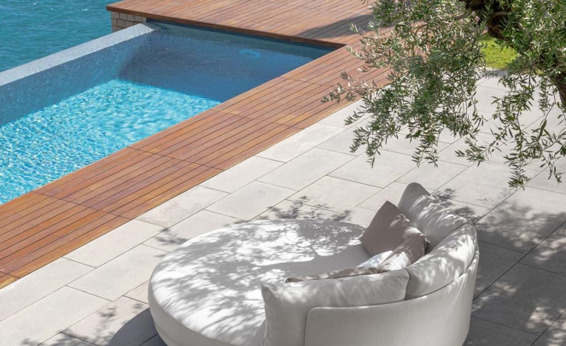 Шезлонг уличныйот фабрики Talenti модель SLAM DAYBED