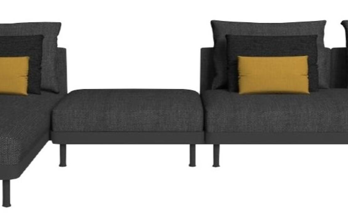 Уличный диван от фабрики Talenti модель Slam Modular Sofa